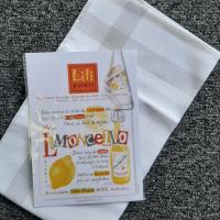 Kit limoncello g041 lilipoints avec torchon bonn gris et fils dmc
