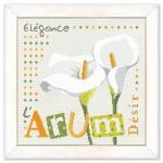 L arum lilipoints fiche broderie collection jardin