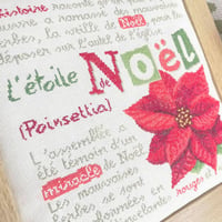 L etoile de noel n050 fiche ou kit de point de croix lilipoints 3