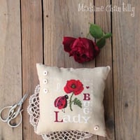 L is for ladybug madame chantilly l comme coccinelle fiche ou kit de point de croix madame chantilly