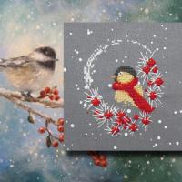 L oiseau et les flocons 1042