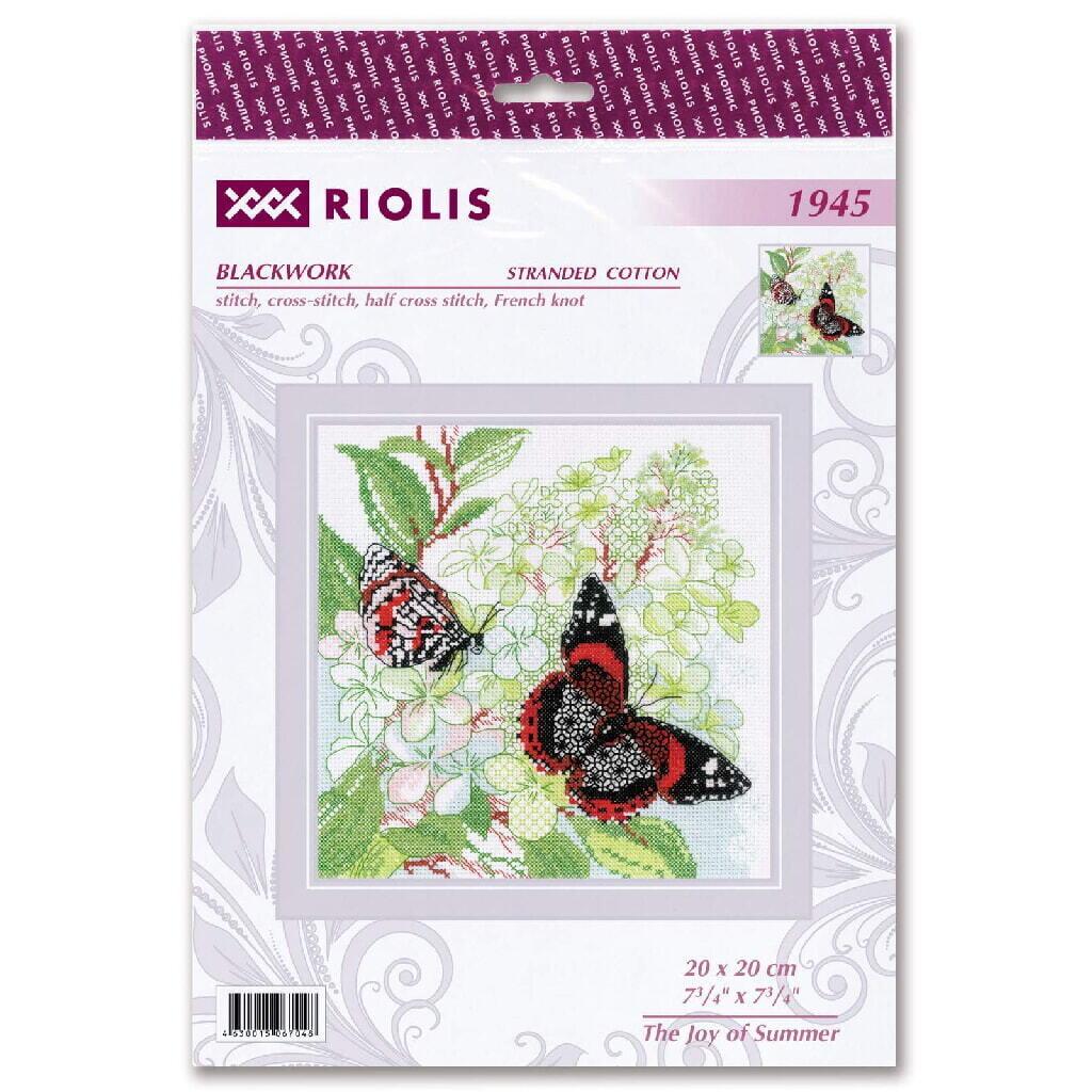 La joie de l ete kit de blackwork riolis sr1945 2