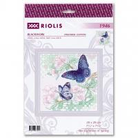 La legerete du printemps kit de blackwork riolis sr1946 1