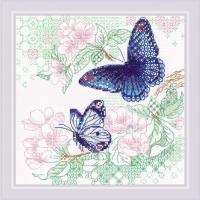 La legerete du printemps kit de blackwork riolis sr1946 3