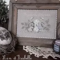 Les petits lapins de Pâques Le Lin d'Isabelle