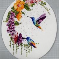 Fiche de broderie le colibri annick abrial 2