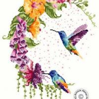 Fiche de broderie le colibri annick abrial 2