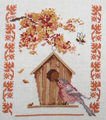 Le nichoir en automne 994