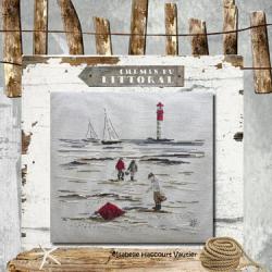 Les 3 pêcheurs à pieds PORT33 Isabelle Haccourt Vautier