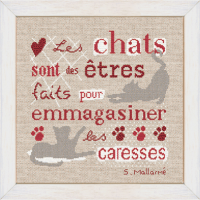 Fiche de broderie les chats z002 lilipoints