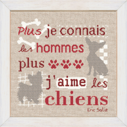 Fiche de broderie les chiens z003 lilipoints