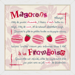 Les macarons à la framboise G009 Lilipoints