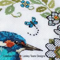 Lesley teare designs blackwork iris kingfisher z1 500cr