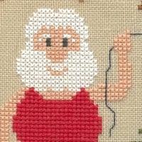 Lessive de noel ft125 fiche ou kit de point de croix de broderie jardin prive 1