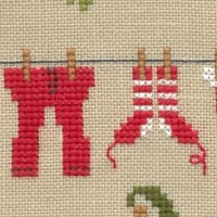 Lessive de noel ft125 fiche ou kit de point de croix de broderie jardin prive 2