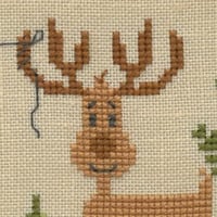 Lessive de noel ft125 fiche ou kit de point de croix de broderie jardin prive 3