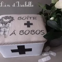 Fiche de Broderie Lion Docteur Le Lin d'Isabelle