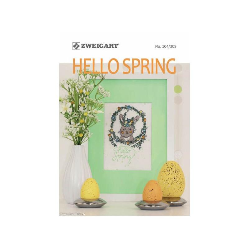 Livret zweigart n 104 309 hello spring
