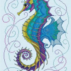 Glorious Seahorse 'Hippocampe' Lesley Teare