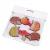 Lot 6 pendouilles en bois herisson automne 3