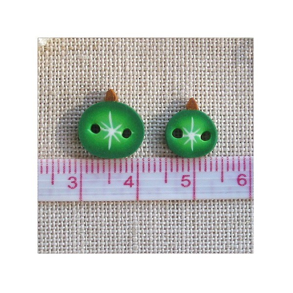 Lot de 2 boules vertes