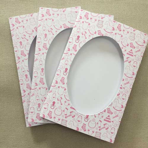 Lot de 3 cartes blanches be