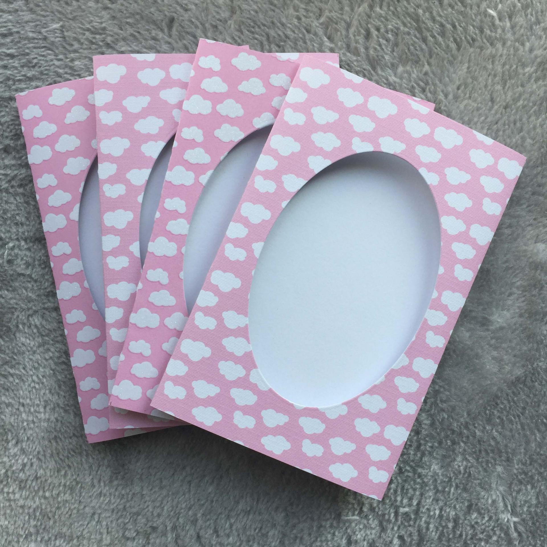 Lot de carte rose nuage