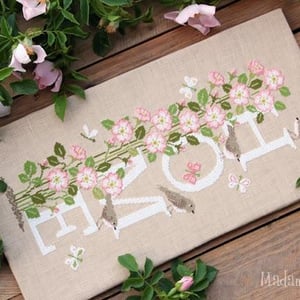 Maison des roses sauvages fiche ou kit de point de croix madame chantilly 3