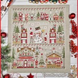 Natale in citta fiche ou kit de point de croix crocette a gogo 3