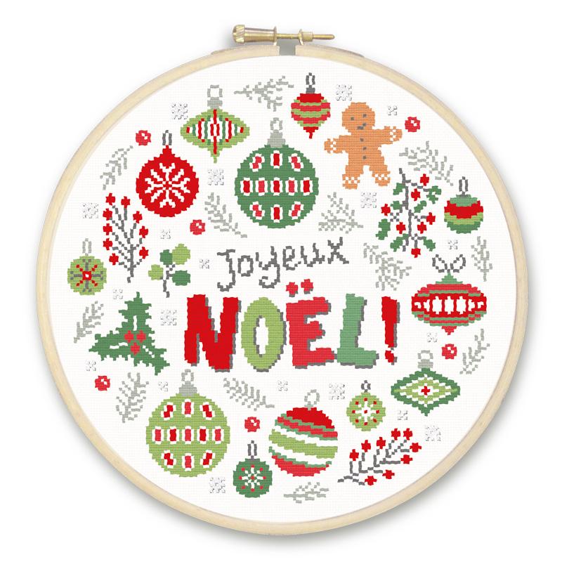 Noel etoiles argentees n046 fiche ou kits de points de croix lilipoints2