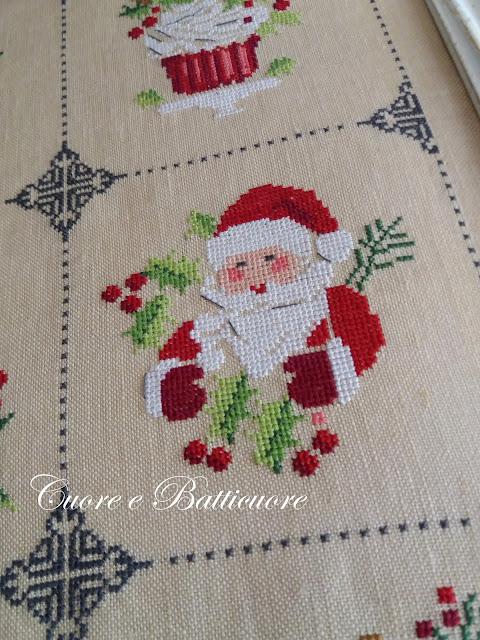 Novena di natale fiche ou kit de point de croix cuore e batticuore11