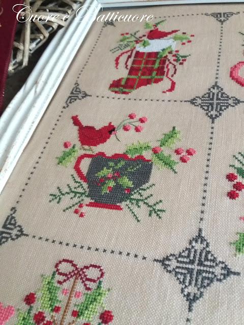 Novena di natale fiche ou kit de point de croix cuore e batticuore3