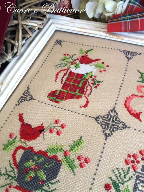 Novena di natale fiche ou kit de point de croix cuore e batticuore4