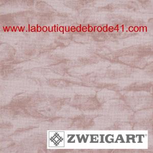 Oile a broder zweigart murano vintage 3984 12 6 fils marbree marron 3220