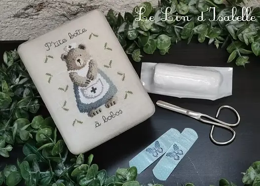Oursonne infirmiere fiche de broderie le lin d isabelle 5