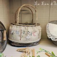 Panier pour pinces a linge grande lessive le lin d isabelle 2