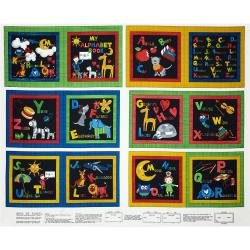 Tissus Panneau Patchwork Back to School Livret Réf : 112 29961