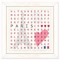 Paris cv01 fiche ou kit de point de croix lilipoints