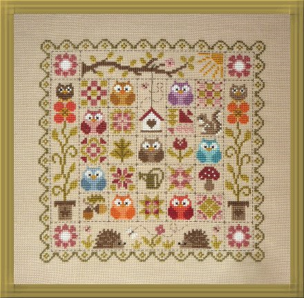 Patchwork aux chouettes