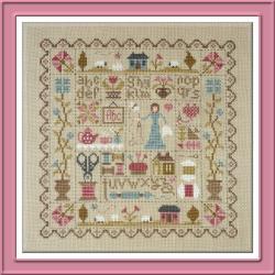 Patchwork de la brodeuse FT53 Jardin Privé