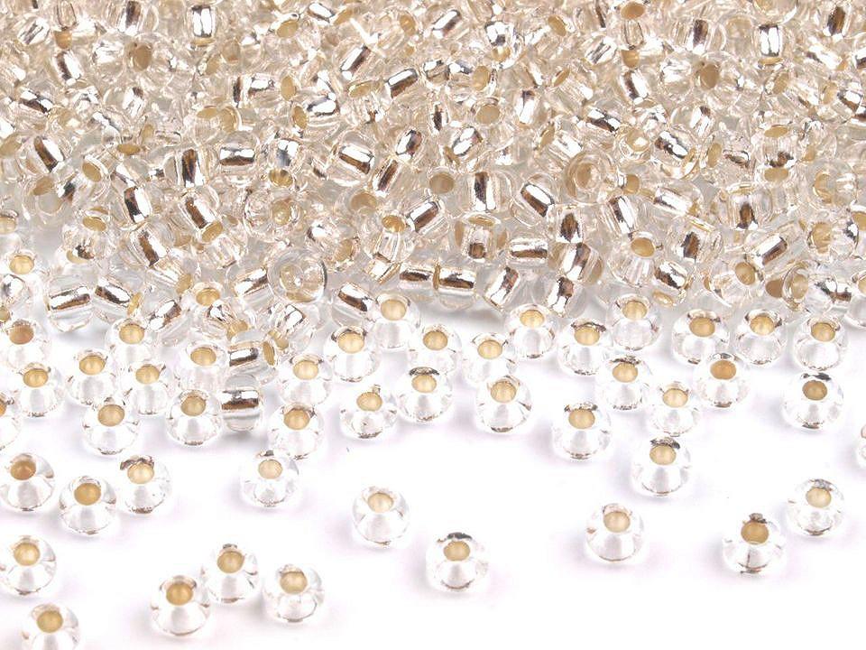 Perles de rocailles argent 10 0 2 3 mm