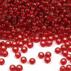 Perles de Rocailles Fraise 10/0 - 2,3 mm - 10g