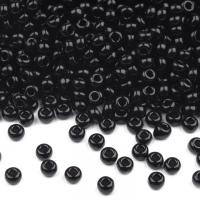 Perles de Rocailles Noir 10/0 - 2,3 mm - 10g