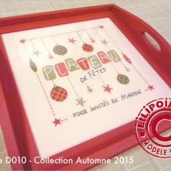 Plateau de Fêtes D010 Lilipoints