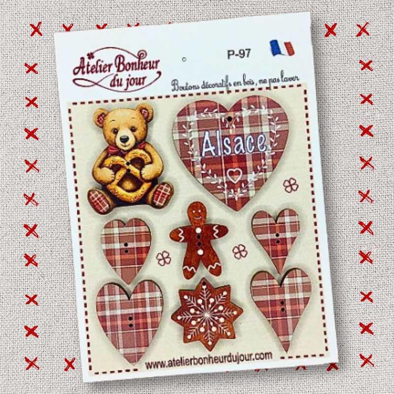 Pochette alsace rouge p 97 atelier bonheur du jour
