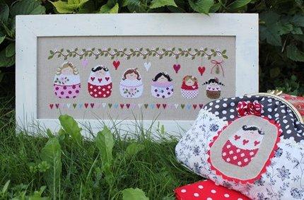 Polka dots matrioska madame chantilly