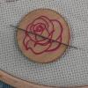 Aimant Porte Aiguilles 'Rose Rose'