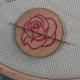 Aimant Porte Aiguilles 'Rose Rose'