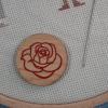 Aimant Porte Aiguilles 'Rose Rouge'