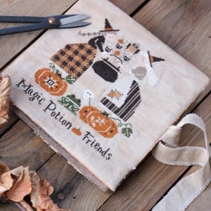 Potions friends amis des potions fiche ou kit de point de croix madame chantilly 1